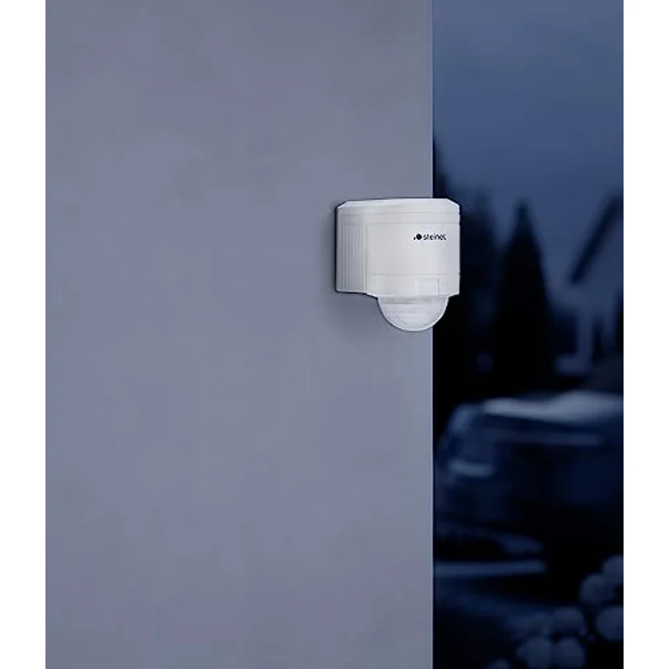Steinel Bewegungsmelder IS 240 DUO weiß, 240° Erfassung, 12 m Reichweite, innen/ außen, 1000 W Schaltlast, IP54 – Bild 2