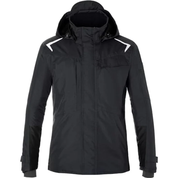 KÜBLER Workwear KÜBLER BODYFORCE Arbeitshardshelljacke PSA 2, schwarz, Größe L, für hohen Tragekomfort und verbesserten Schutz – Bild 1