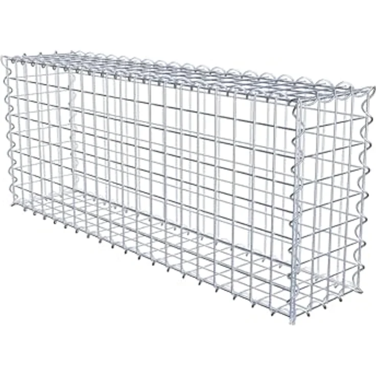 Gabiona Gabione 100 cm x 40 cm x 20 cm (L x H x T), Maschenweite 5 cm x 5 cm, Spirale – Bild 3