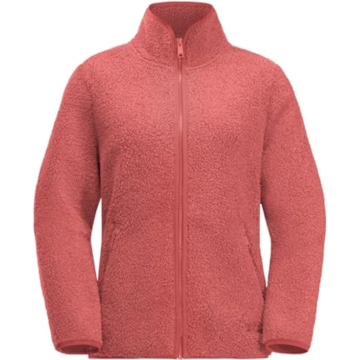 Jack Wolfskin Fleecejacke HIGH CURL JACKET W, Damen Arbeitsjacke in warmem SHERPA FLEECE, schwarz – Bild 4