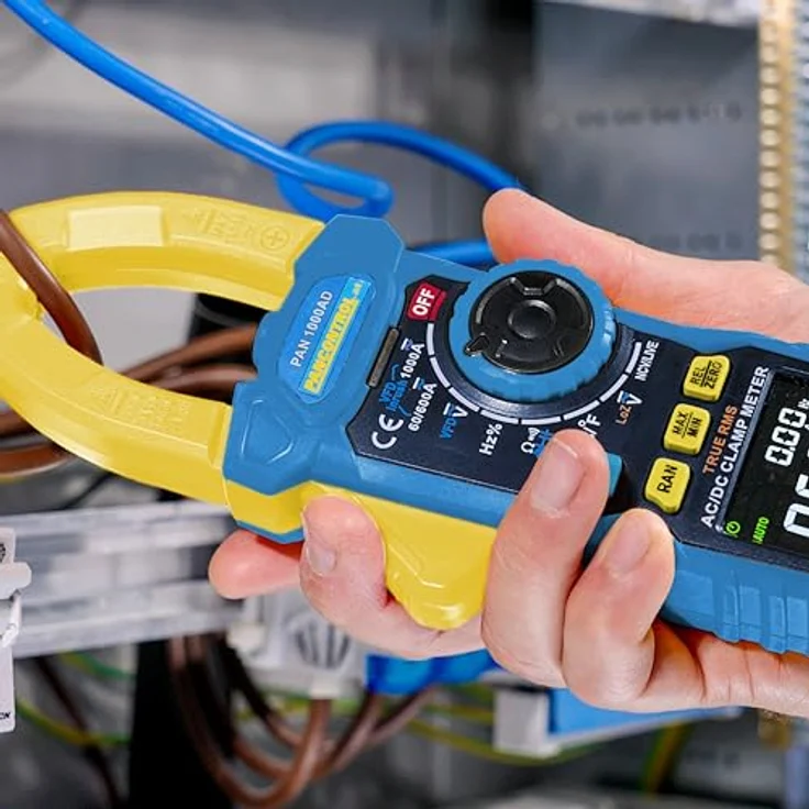Pancontrol Multimeter PANCONTROL True-RMS Stromzange PAN 1000AD, Digitale Anzeige mit Farbdisplay und 1000 A Messbereich – Bild 5