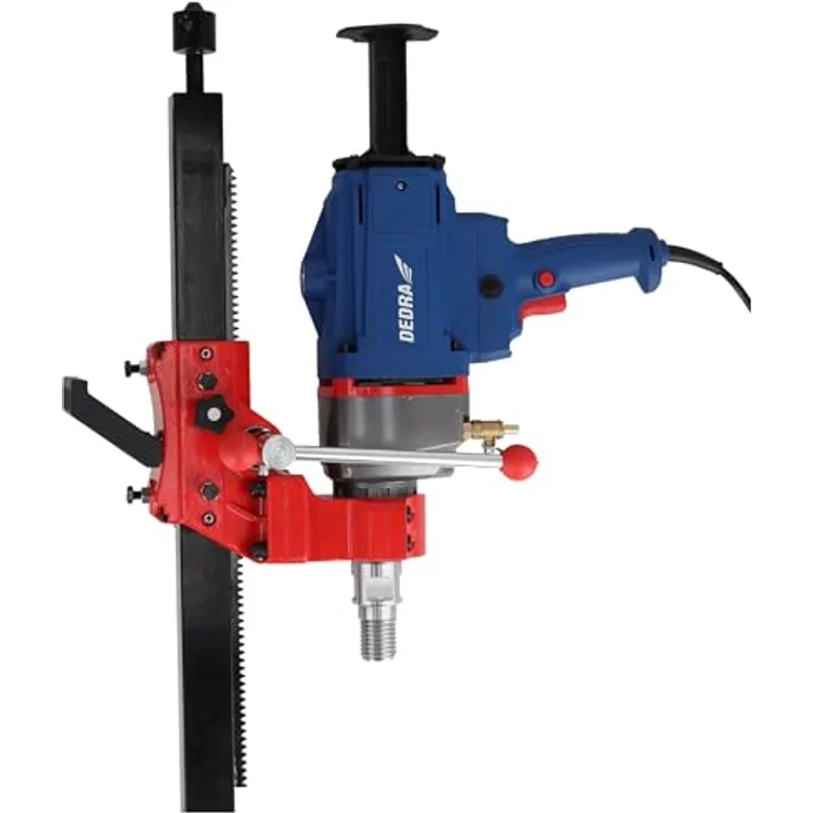 Dedra Betonbohrgerät mit Ständer, max. Durchmesser ø 205 mm, 2300 W, 14000 U/Min, Wasserzufuhrsystem, Überstromschutz, Sanftanlauf, universal 1¼'' Bohrkronenanschluss – Bild 2