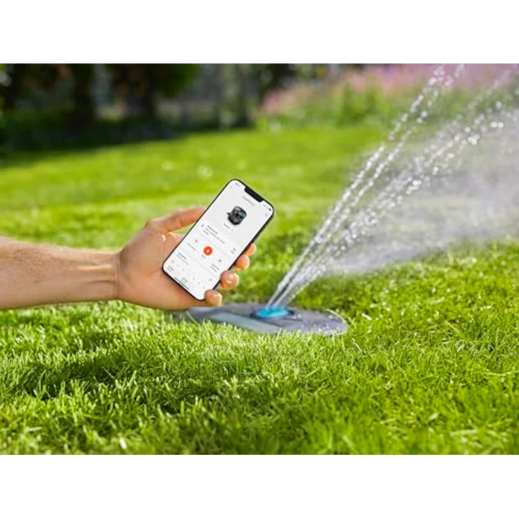 Gardena AquaPrecise Bewässerungssystem Pipeline, solarbetrieben mit Bluetooth App-Steuerung für Rasenflächen bis 320 m² – Bild 6