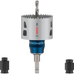 Bosch 5x PRO Multi Material Power Change Plus Starter-Set für Weichholz, Trockenbauwand, Ø 68 mm, Bohrmaschine/Schrauber - Professional Zubehör