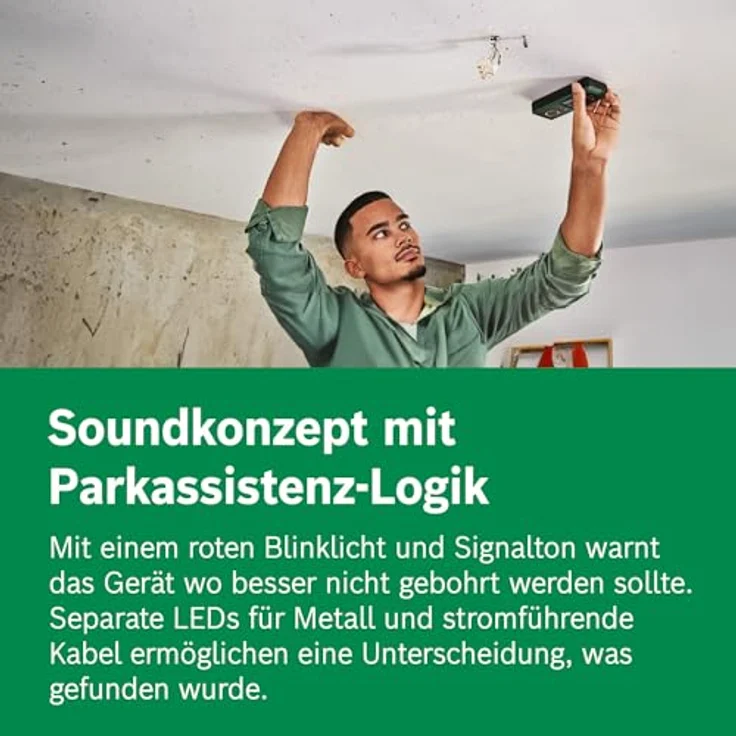 BOSCH Leitungsortungsgerät Truvo, Digitales Ortungsgerät - im eCommerce-Karton, einfaches Orten von Stromkabeln und Metallobjekten bis zu 70 mm – Bild 6