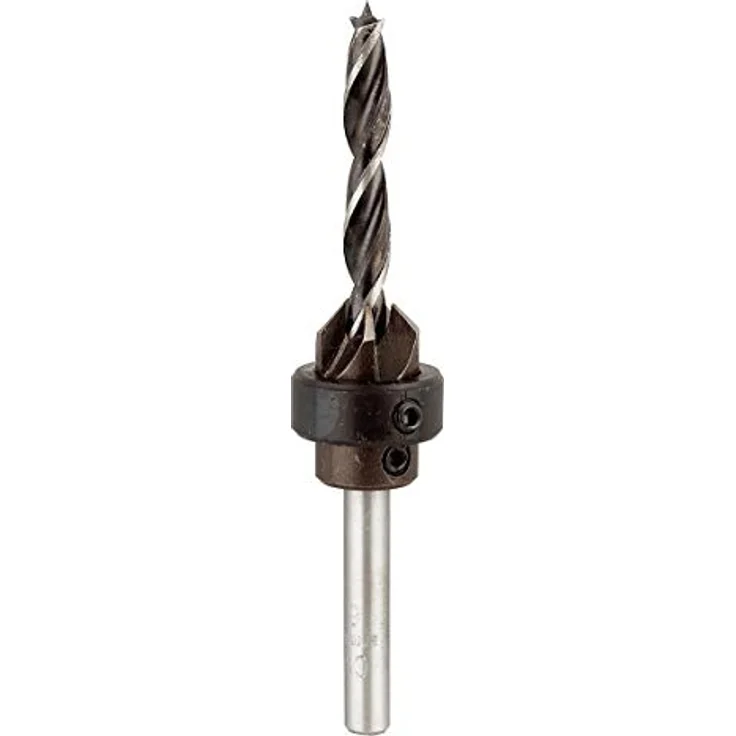 Kwb 513103 Aufstecksenker 5-teilig, zylindrischer Holzspiralbohrer mit verstellbarem Tiefenstop für Weich- und Hartholz – Bild 2
