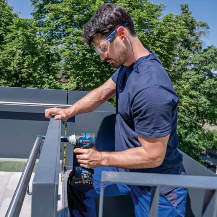 Bosch Professional 18V System Akku Drehschlagschrauber GDS 18V-320 C, 320 Nm Anziehmoment und 540 Nm Losbrechmoment – Bild 5