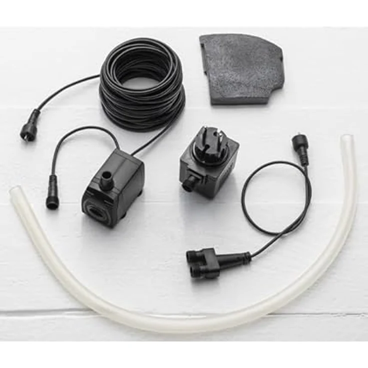 Dehner Gartenbrunnen Heart, ca. 72.5 x 45.5 x 32.5 cm, Polyresin, grau – Bild 5