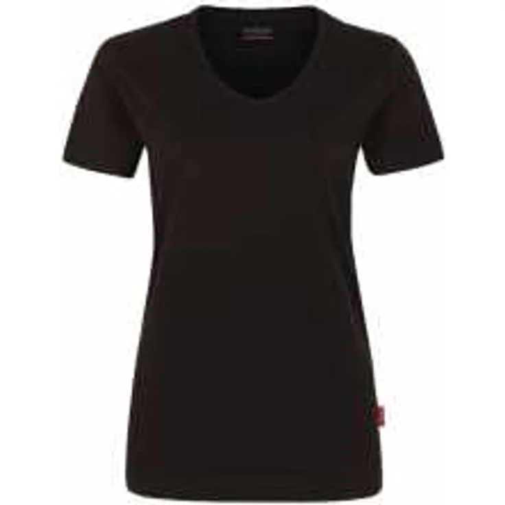 HAKRO Damen V-Shirt Mikralinar 181, schokolade, 6XL