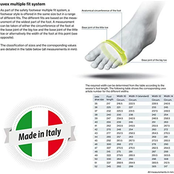 Uvex 65312  Weiblich  Erwachsener  Sicherheitsschuhe  Schwarz  ESD  HI  HRO  S3  SRC  Tunnelzugverschluss – Bild 4