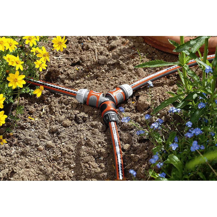 GARDENA Abzweig-Satz für 1/2'' - 5/8'' (13 - 15 mm) Wasserschläuche Abzweig-Verbinder für eine einfache Wasserteilung (18287-20) Bewässerungszubehör – Bild 4