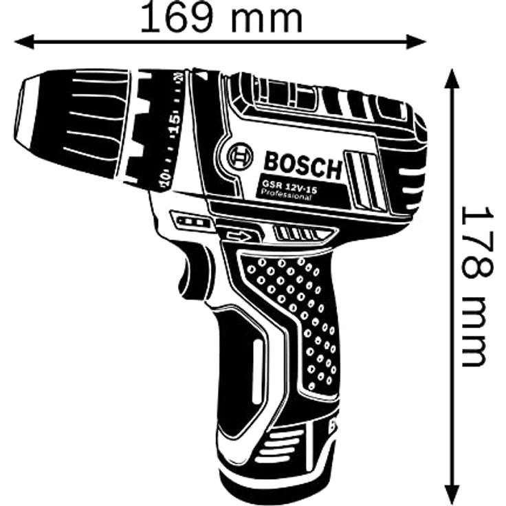 Bosch Professional GSR 10,8-2-LI (2 x 2,0 Ah) L-Boxx (0601868109) – Bild 4