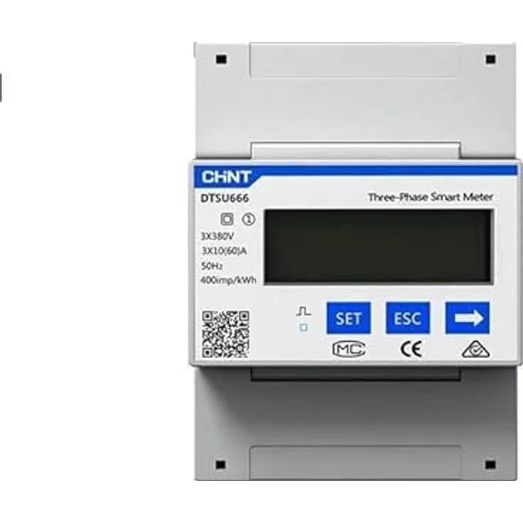 Chint DTSU666 Stromzähler Dreiphasiger mit 3x Wandlermessung 250A CT (Current Transformer) für Photovoltaik, Kompatibel mit Hoymiles DTU-Pro und DTU-Pro-S – Bild 1