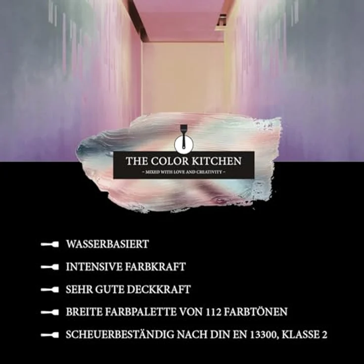 A.S. Création The Color Kitchen Wand- und Deckenfarbe Beige "Himalaya Salt", matte Innenfarbe, hohe Deckkraft, 5 l – Bild 4