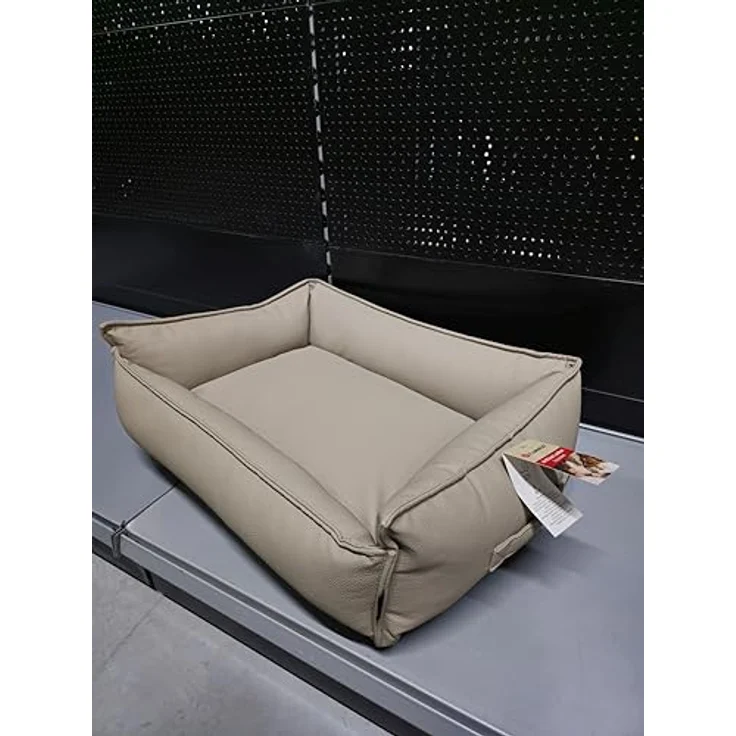 Flamingo Korb Leder - Odet Rechteck Beige 65x50x20cm - Stilvoll und komfortabel – Bild 5