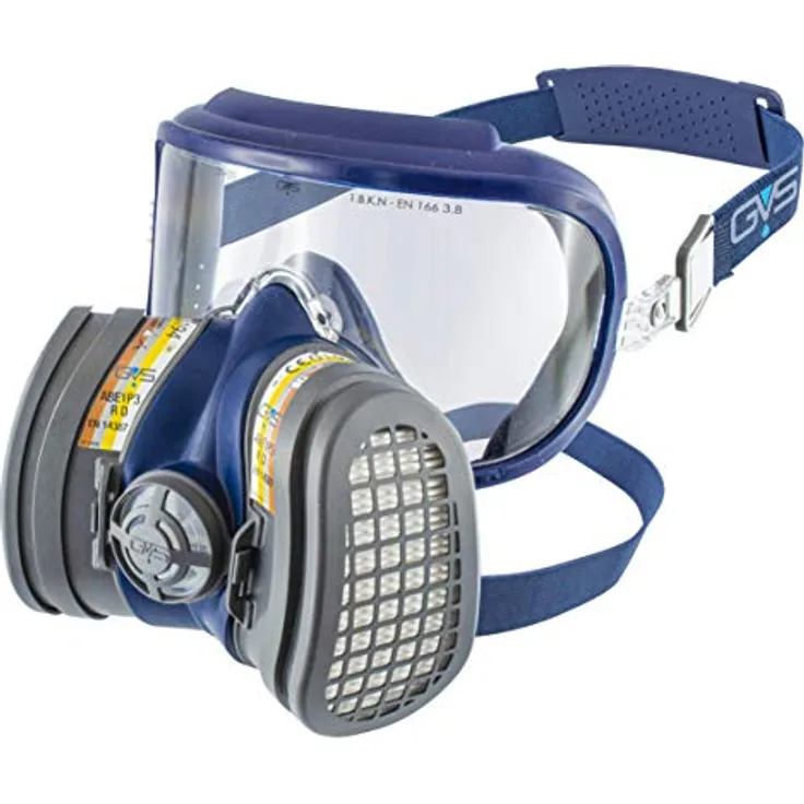GVS SPR583 Elipse Integra Maske mit ABE1P3 Filter gegen organische, anorganische und chemische Gase und Stäube, S/M