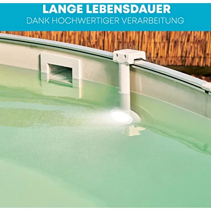 my POOL BWT LED Einhängescheinwerfer, weiß, 72 LEDs, Neutralweiß, Lichtkegel 120° – Bild 7