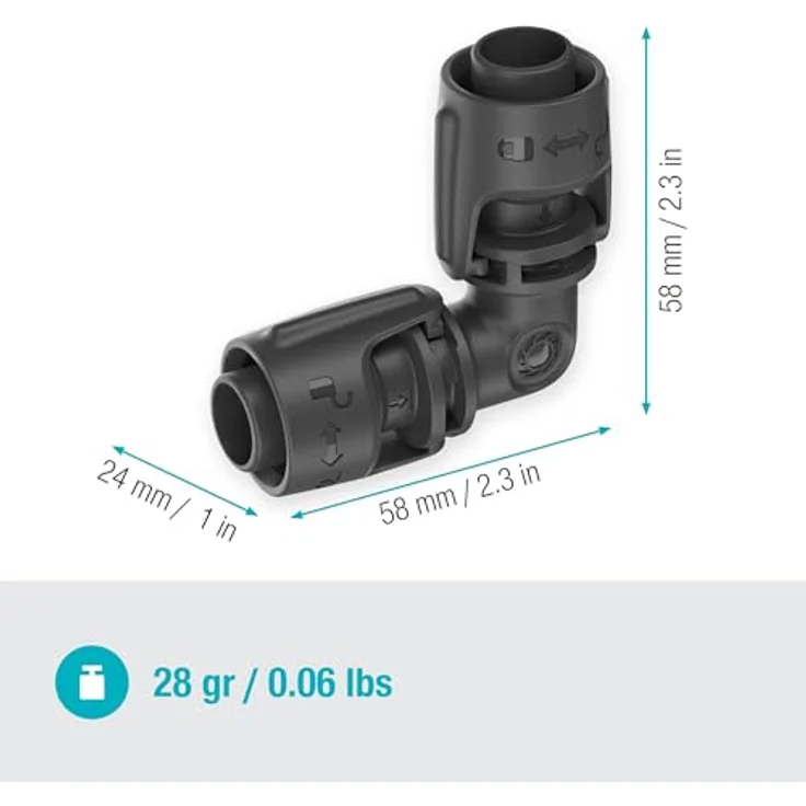 GARDENA Micro-Drip-System L-Stück 13 mm (1-2-'-') - Inhalt: 2 Stück L-Stück - Preisvergleich – Bild 4