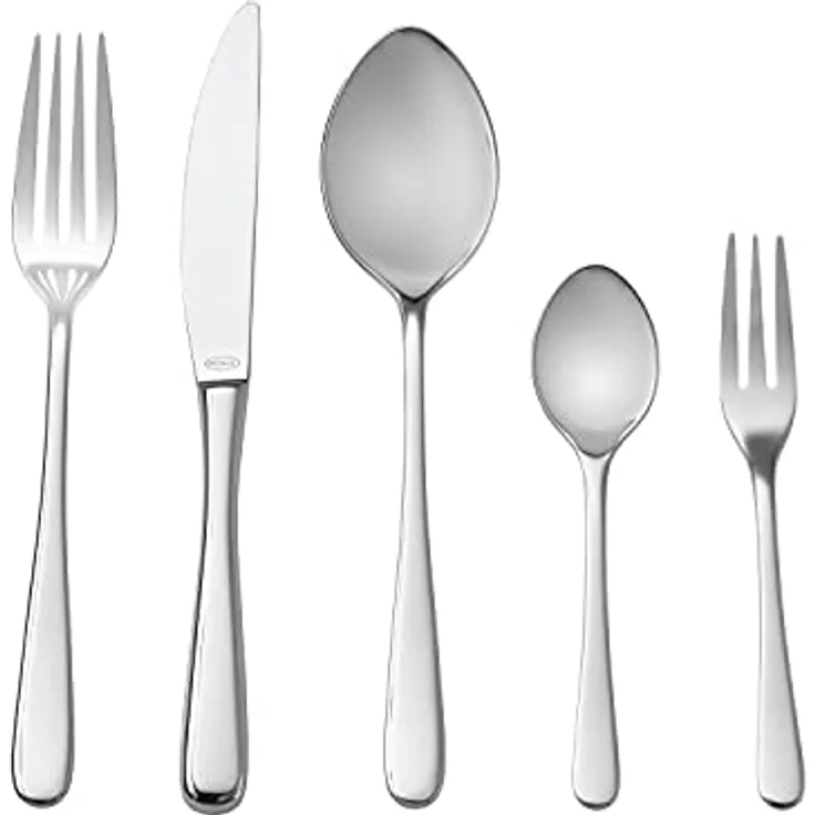 RÖSLE PASSION Besteck-Set 60-teilig, Hochwertiges Essbesteckset für 12 Personen aus Edelstahl 18/10, Klingenstahl, hochglänzend poliert, spülmaschinengeeignet