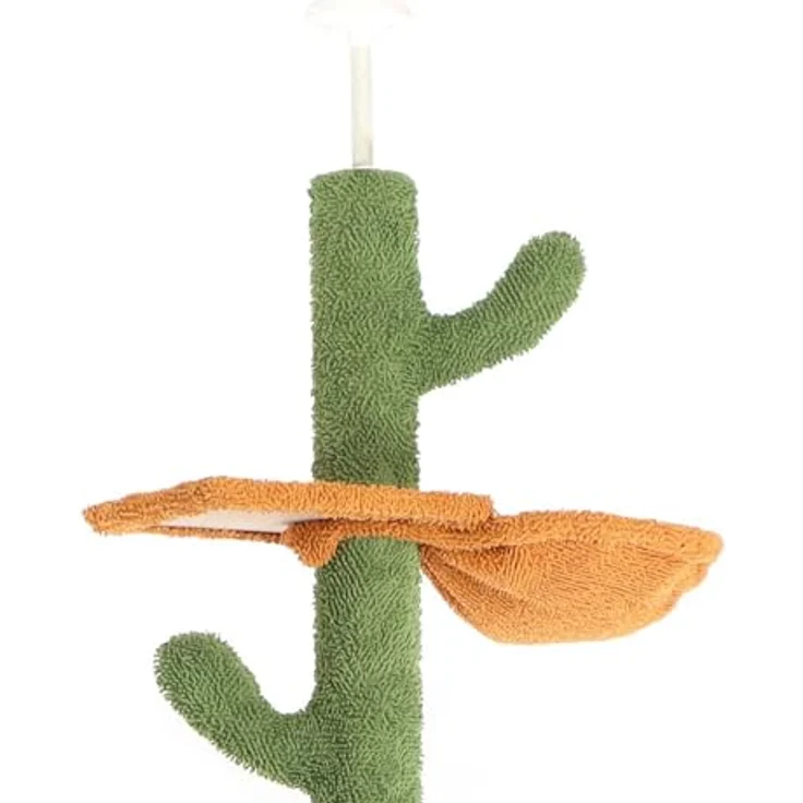 Fudajo Kratzbaum deckenhoch 229–275 cm in Grün, Katzenkratzbaum mit 4 Ebenen, höhenverstellbarer Deckenspanner und Sisal Polsterung – Bild 3