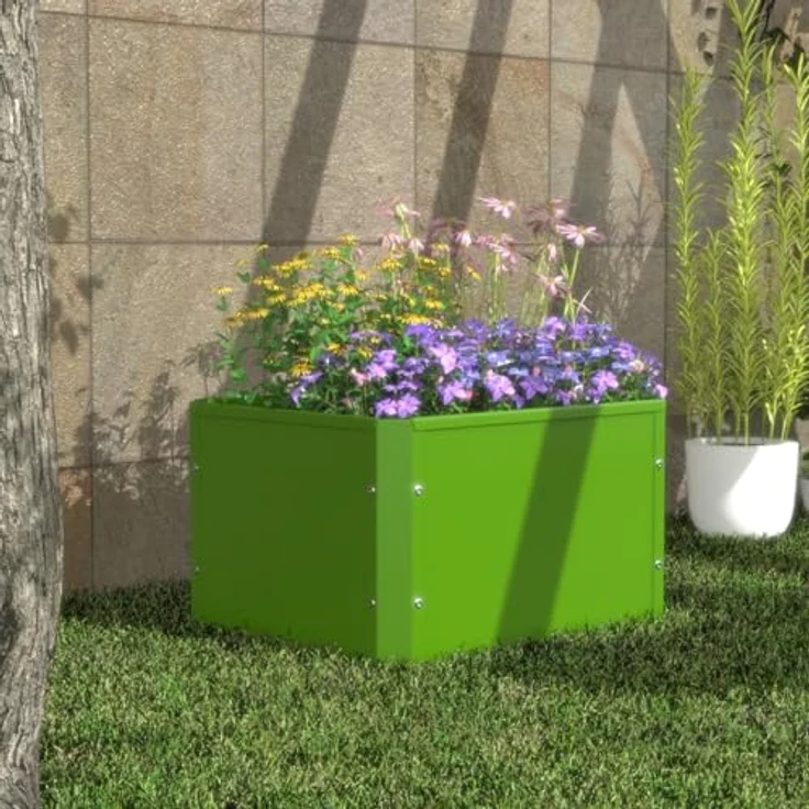 VCM Hochbeet Metall Balora M, Pflanzkasten 50x40 cm mit wetterfestem Design und einfacher Aufbauanleitung – Bild 2