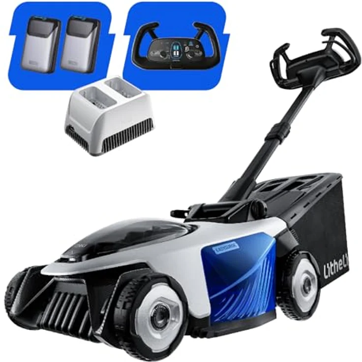 Litheli Akku-Rasenmäher EasySurge 2 x 20 V inkl. 2 Akkus 4.0 Ah – Bild 1
