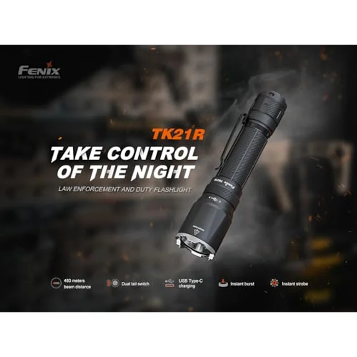 FENIX TK21R Craft Edition, 3600 Lumen wiederaufladbare Lampe, 5 Beleuchtungsmodi, IP68 wasserdicht, Reichweite 480 m – Bild 5