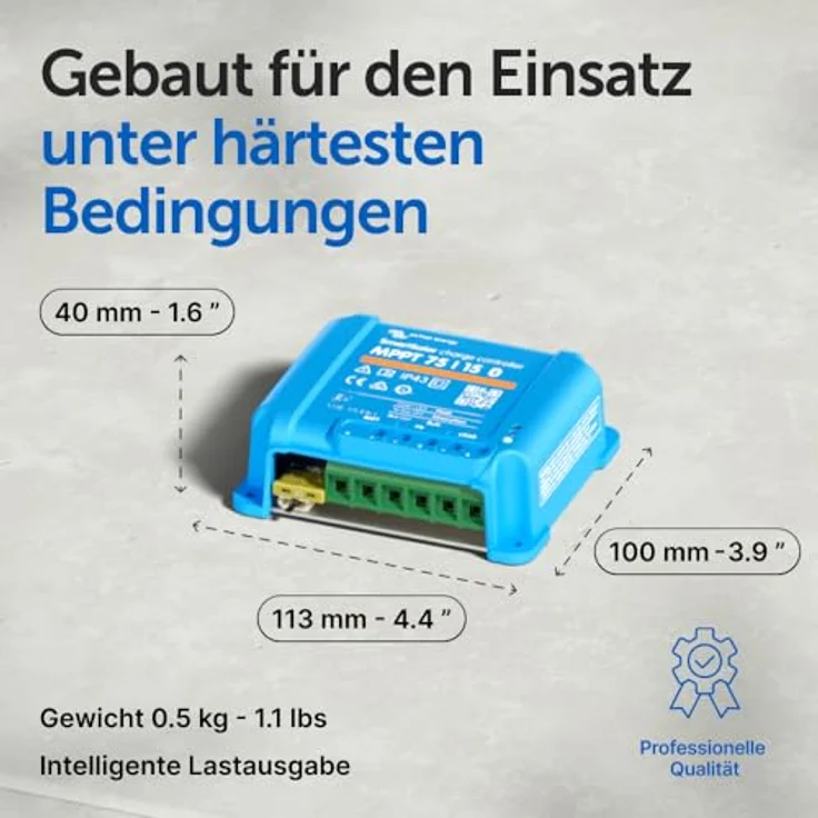 Victron Energy SmartSolar MPPT 75/15, Solar-Laderegler mit Bluetooth, ultraschnellem MPPT und intelligenter Batteriespannungserkennung – Bild 3
