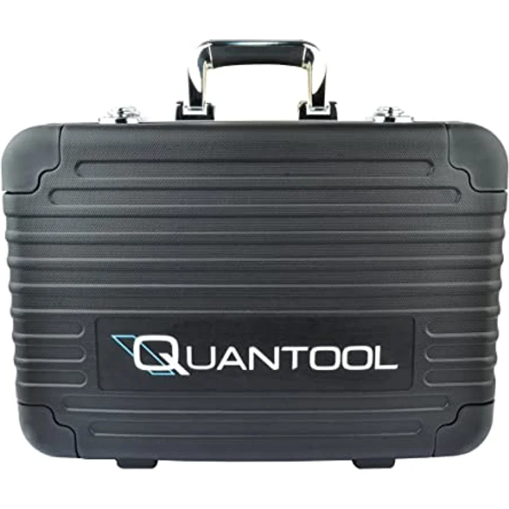 Quantool Werkzeugkoffer, 98-tlg. Werkzeugsatz mit hochpräzisen Werkzeugen aus ausgewählten Stählen, ergonomisch optimiert – Bild 2