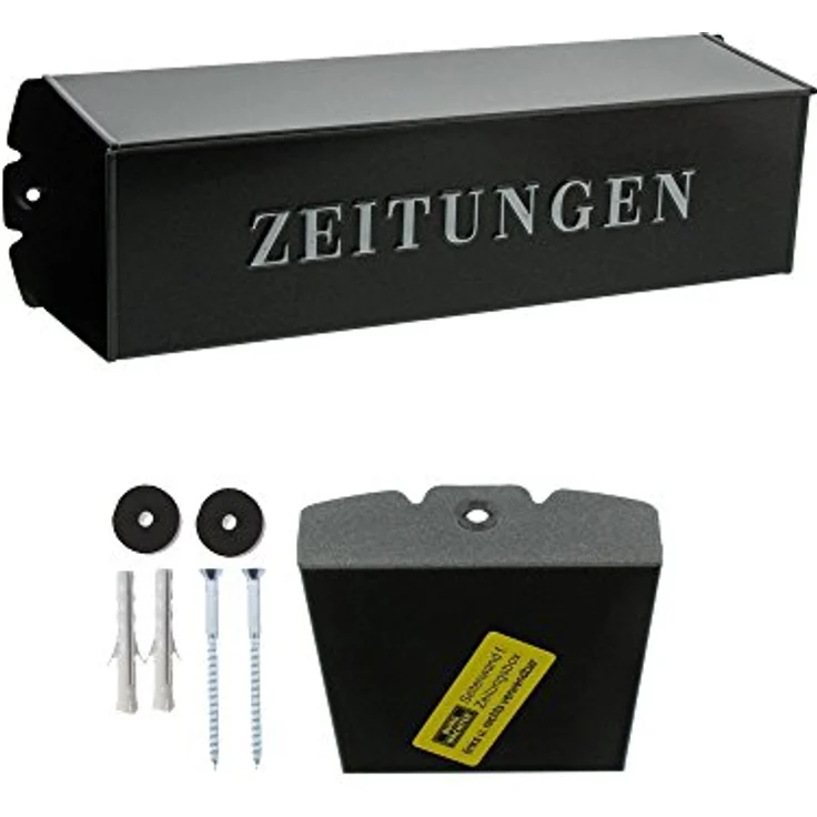 BURG-WÄCHTER Zeitungsbox mit geprägeter Schrift, Metall, 808 E, Eisen – Bild 5
