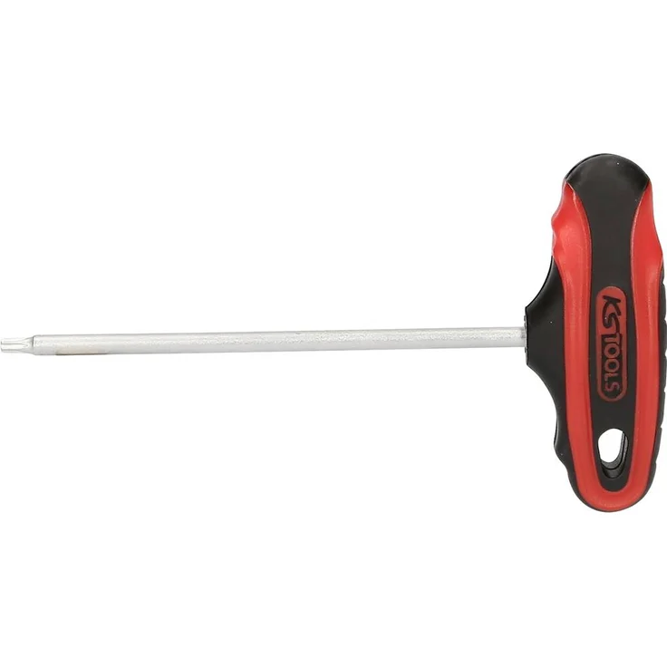 KS Tools 158.8020 Torx-Schraubendreher T10, 2-Komponentengriff, durchgehend gehärtet, matt verchromt aus Spezial-Werkzeugstahl – Bild 1