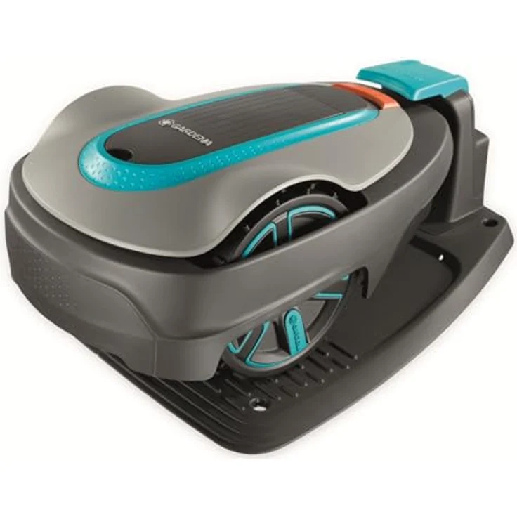 GARDENA Sileno city: Mähroboter bis 500 m² Rasenfläche, Steigungen bis 25%, Schnitthöhe 20 - 50 mm, LCD Display, inkl. Begrenzungskabel, Haken und Verbinder - 15002-20, 16 cm Schnittbreite – Bild 6