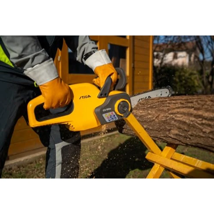 STIGA GARDEN Akku-Kettensäge CS 100e, 25,00 cm Schwertlänge, 14,5 m/s, inkl. 4 Ah Akku und Ladegerät – Bild 9