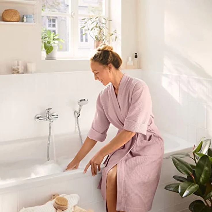 hansgrohe Badarmatur 72440000 chrom, 2 Verbraucher, Normalstrahl, Keramikmischsystem – Bild 8