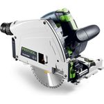 Festool Tauchsäge TS 60 KEBQ, mit KickbackStop für Holzplattenmaterial, inklusive Kappschienenfunktion