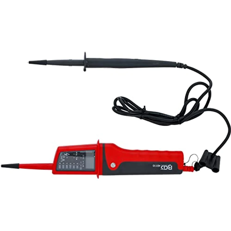 BGS Multimeter, Spannungsprüfer mit Digitalanzeige, LCD-Anzeige für 24-690 V, Schutzklasse IP65, Durchgangstester mit akustischer und optischer Anzeige – Bild 3