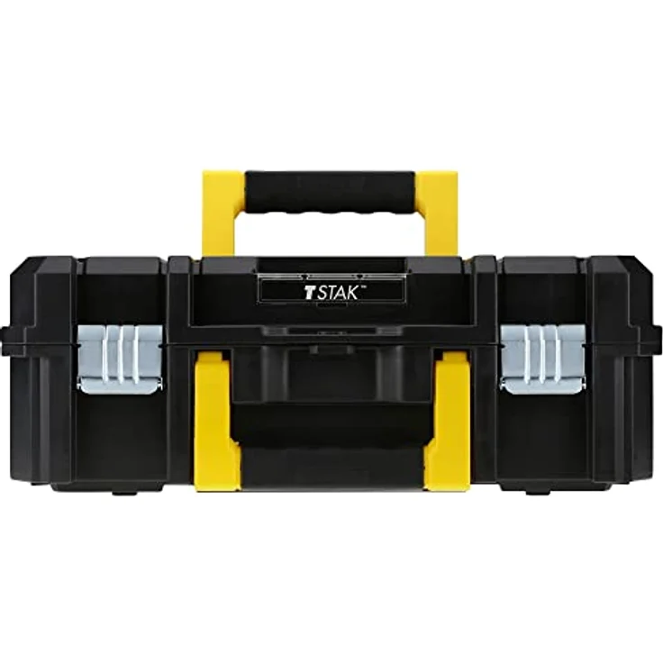 Stanley FMST1-71966 FatMax Pro-Stack Werkzeugbox (13.5 Liter, für kleinerer Handwerkzeuge + Elektrowerkzeuge, mit Schaumstoff-Einlage, rostfreie Metallverschlüsse, stapelbar – Bild 3