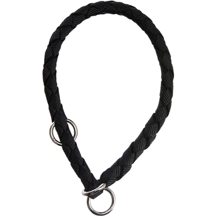 Trixie 143701 Cavo Zug-Stopp-Halsband, S–M: 35–41 cm/ø 12 mm, schwarz