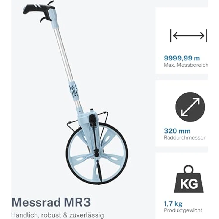 Messrad MR3 Streckenmeegerät Rolltacho – Bild 3