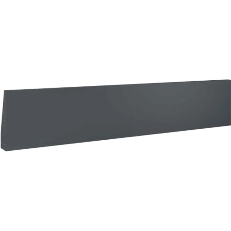 vidaXL Beetumrandung Stützmauer, 4er Set, modulares Design aus wetterfestem Stahl, 100 x 12 x 40 cm, anthrazit – Bild 8