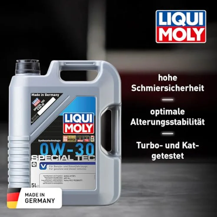 LIQUI MOLY 3769 Motoröl Special Tec V 0W-30 Motorenöl Leichtlauf Motor Öl 5L – Bild 3