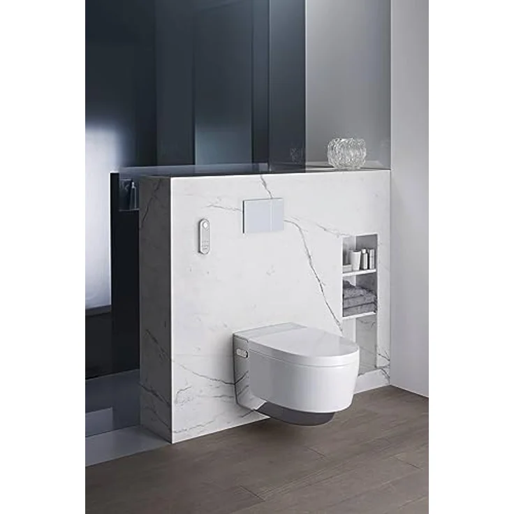 Geberit AquaClean Mera Comfort WC-Komplettanlage Unterputz Wand-WC glanzverchromt 146210211 – Bild 11