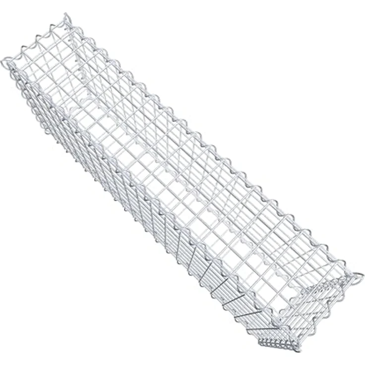 Gabiona Gabione 100 cm x 40 cm x 20 cm (L x H x T), Maschenweite 5 cm x 5 cm, Spirale – Bild 4