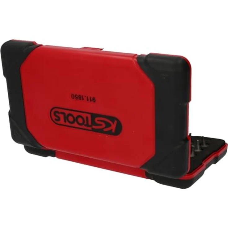 KS Tools 1/4" Bit-Stecknuss-Satz 50-tlg, extra kurz, matt satiniert, in stabiler Kunststoffbox – Bild 4