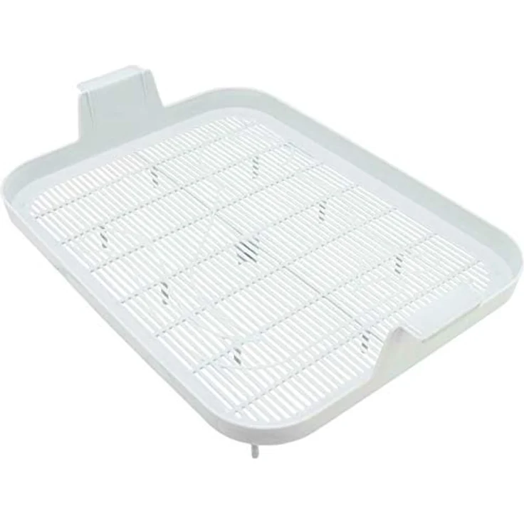 Erste Katzentoilette Schalentoilette Katzenklo - perfekt für Kätzchen Katzenbabys Junge Katzen - WC Tray mit Reinigungssieb - stubenrein auch ohne Katzenstreu - Verfügbar in Grau - Grün - Braun – Bild 4