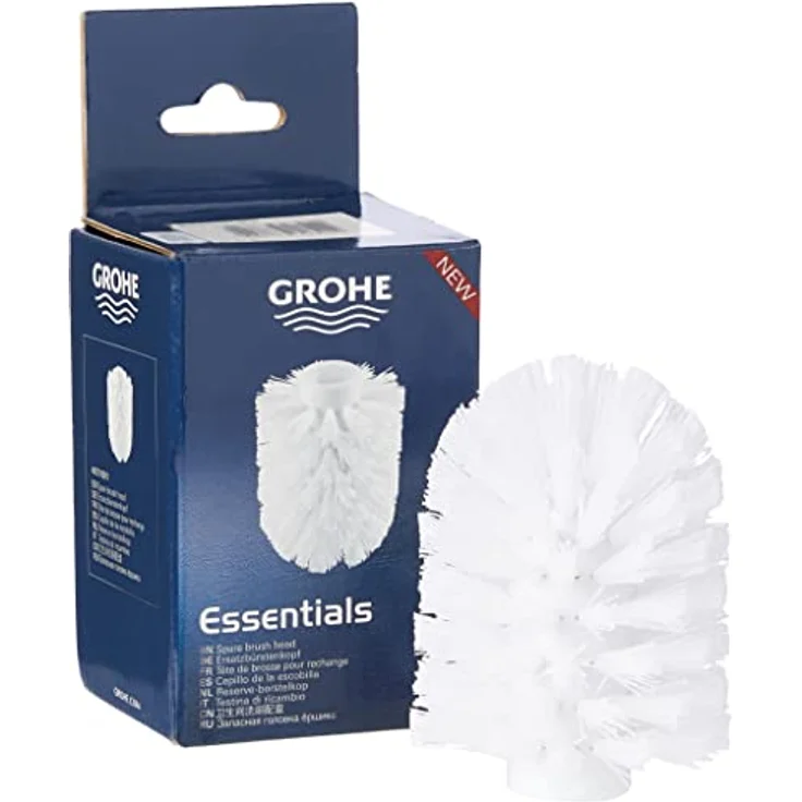 GROHE Essentials - Ersatzbürstenkopf (Original Ersatzteil, Langlebig, Robust, Herstellergarantie: 5 Jahre), weiß, 40791001 - Preisvergleich – Bild 1
