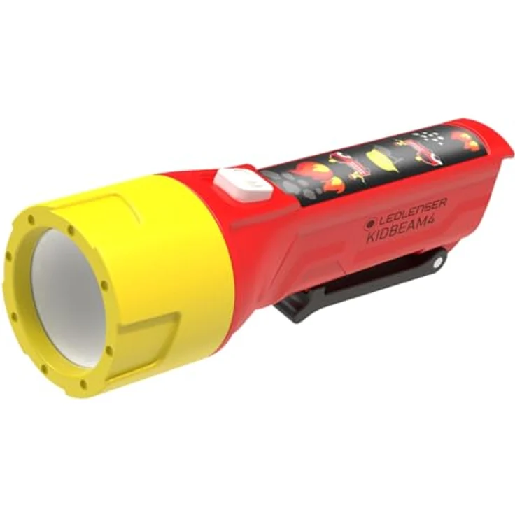 Ledlenser Kidbeam4, Taschenlampe für Kinder mit integriertem Clip, 4 Farben, automatische Abschaltfunktion – Bild 1