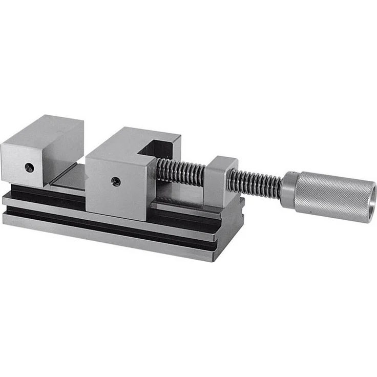 Contorion Schraubstock HOFFMANN Schleif- und Kontrollschraubstock, 80 mm Spannbereich, ganz aus Stahl, inklusive stabilem Etui