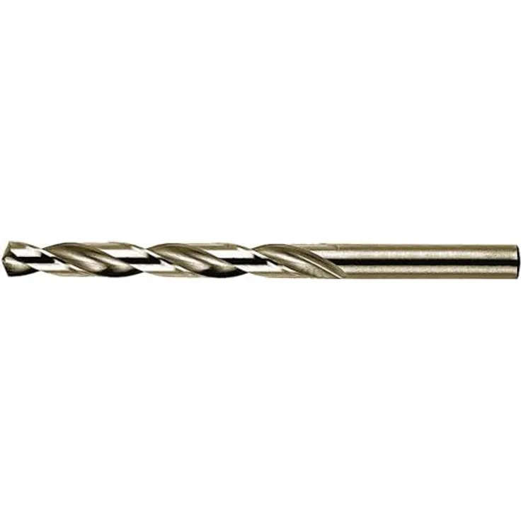Heller Tools 990 HSS-Co Cobalt-Edelstahlbohrer DIN 338 RN, 4 mm Durchmesser, 10-TLG, 75 mm Gesamtlänge, punktgenaues Anbohrverhalten