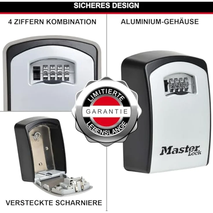 Master Lock Schlüsseltresor + Monatgeset – Bild 5